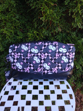 Load image into Gallery viewer, hello goth buddy Clematis wristlet