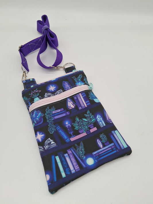 witchy bookshelves v. 1 Lobelia mini crossbody