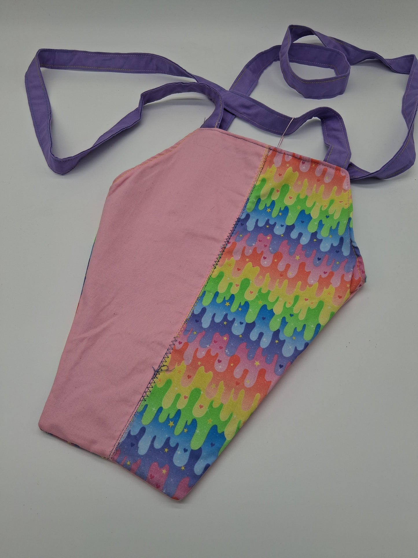 pastel rainbow slime v. 1 coffin tote