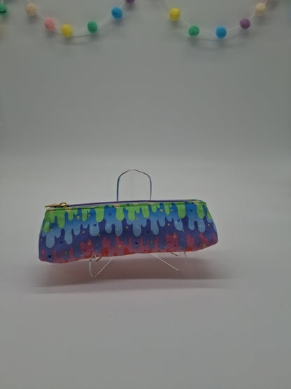 pastel rainbow slime v. 1 slim pencil case