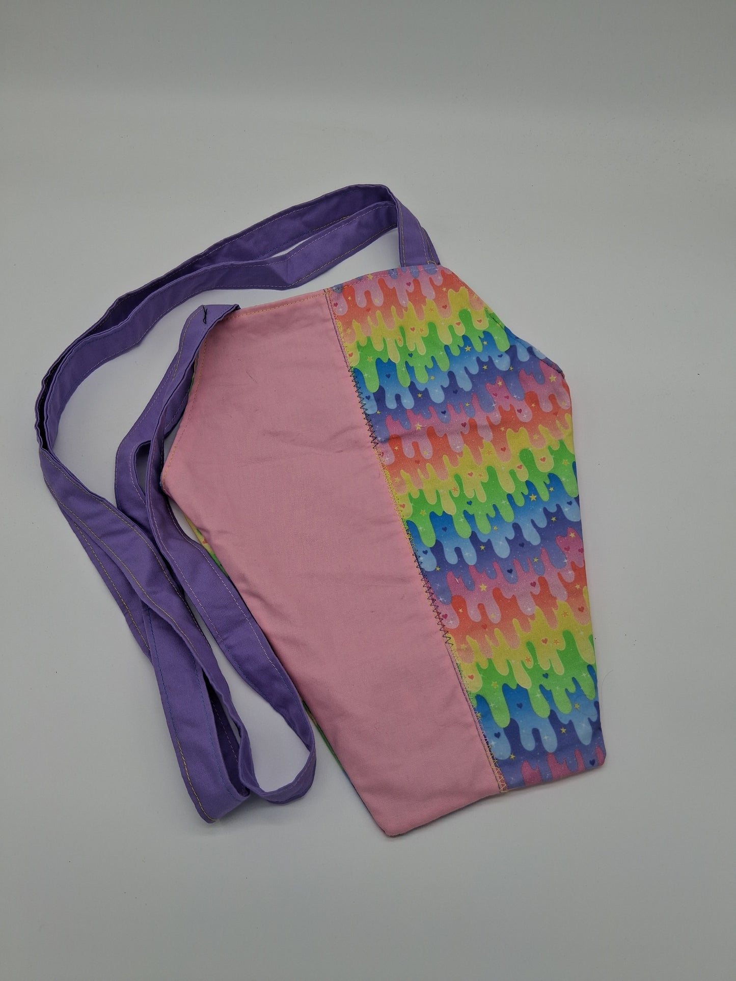 pastel rainbow slime v. 1 coffin tote