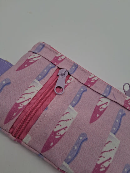 pastel knives v. 1 mini zippy clutch