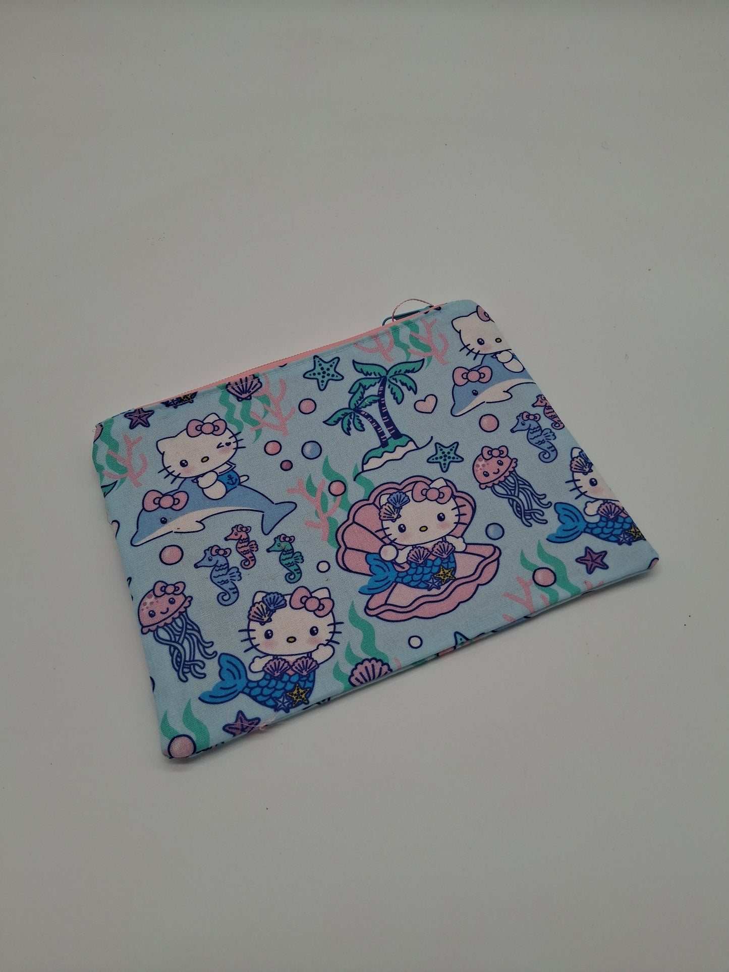 hello mermaid v. 1 flat zipper pouch