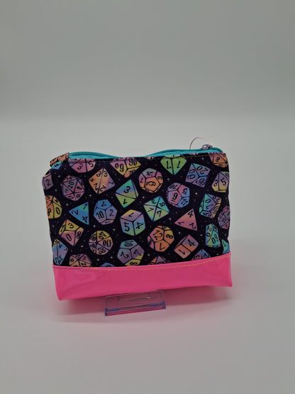 cotton candy space dice v. 3 boxy pouch