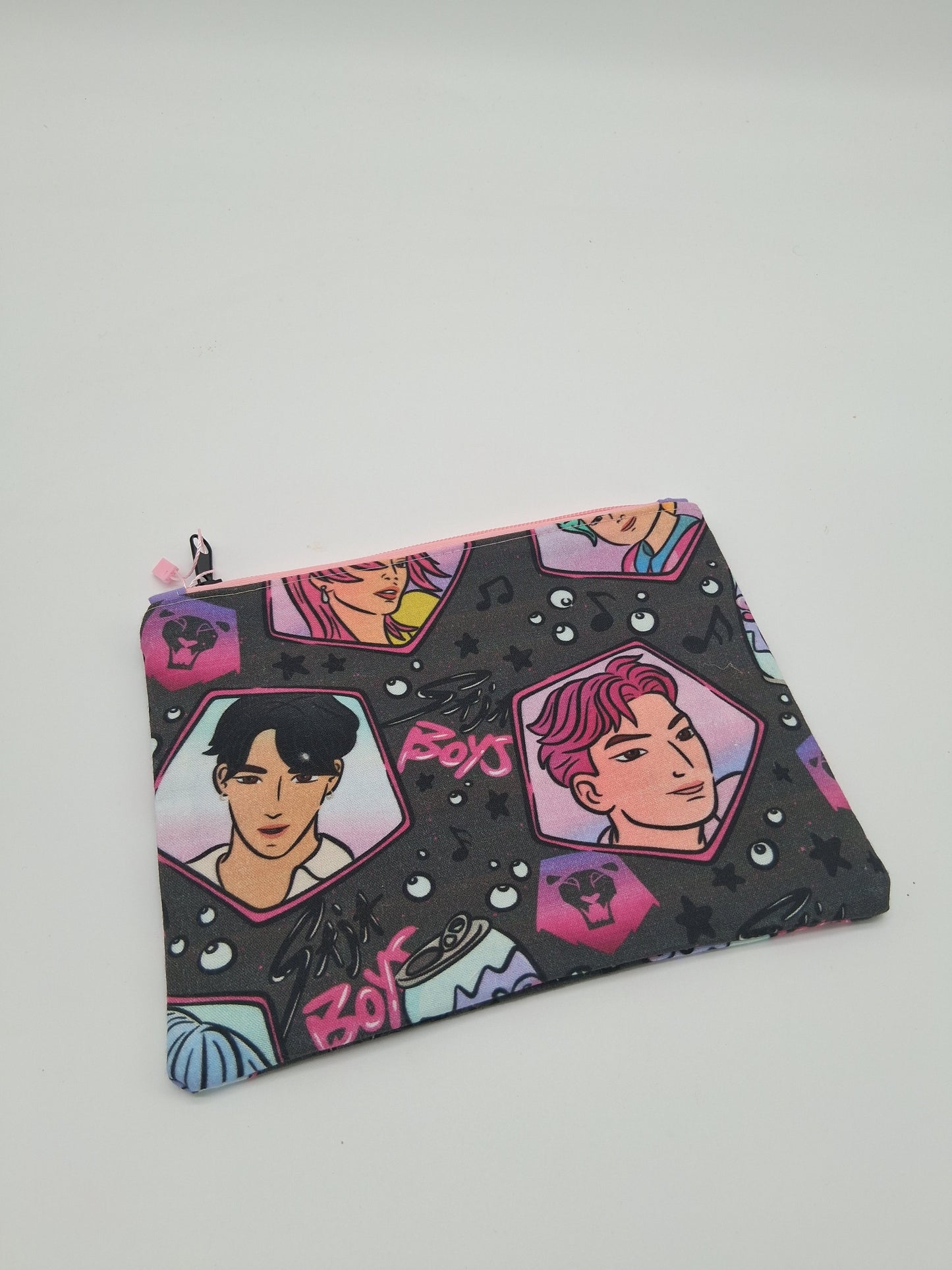 lion boys v. 2 flat zipper pouch