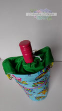 Load image into Gallery viewer, rainbow besties Hyacinth water bottle carrier