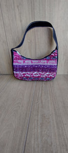 purple ankara Iris shoulder bag