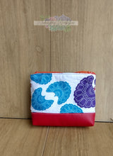 Load image into Gallery viewer, rainbow gingko boxy pouch