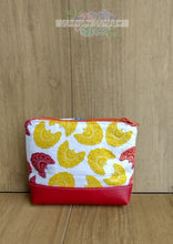 Load image into Gallery viewer, rainbow gingko boxy pouch