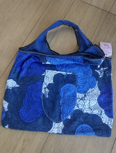 Load image into Gallery viewer, cloudy ankara reversible market tote